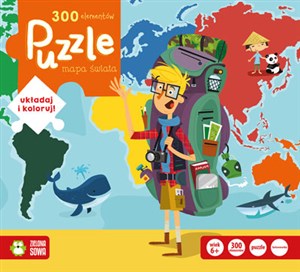 Bild von Puzzle 300 Mapa świata
