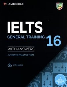 Bild von IELTS 16 General Training Student's Book with Answers with Audio with Resource Bank