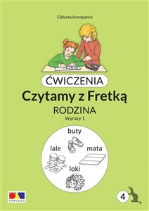 Obrazek Ćwiczenia. Czytamy z Fretką cz.4 Rodzina. Wyrazy 1