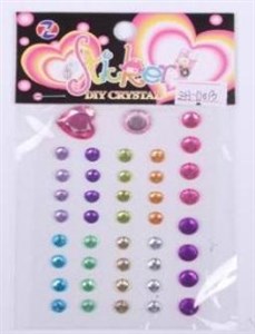 Bild von Dżety samoprzylepne czerwone 108szt