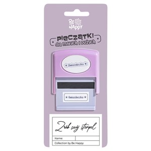 Obrazek Pieczątka z napisem - Gwiazdeczka