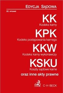 Bild von KODEKS KARNY Kodeks postępowania karnego Kodeks karny wykonawczy  Koszty sądowe karne