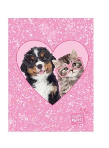 Obrazek Błyszczący pamiętnik/ notes Studio Pets