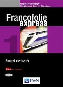Obrazek Francofolie express 1 Zeszyt ćwiczeń z języka francuskiego z 2 płytami CD Szkoły ponadgimnazjalne