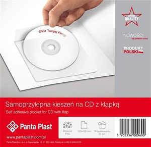 Bild von Kieszeń samoprzylepna na CD