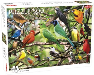 Obrazek Puzzle Exotic Birds  500