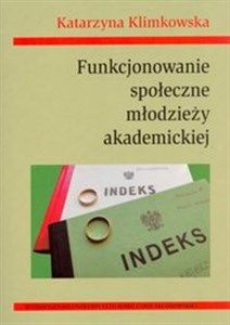 Bild von Funkcjonowanie społeczne młodzieży akademickiej