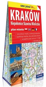 Obrazek Kraków Niepołomice Skawina Wieliczka plan miasta 1:22 000