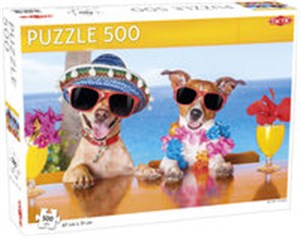 Obrazek Puzzle Holiday Hounds 500