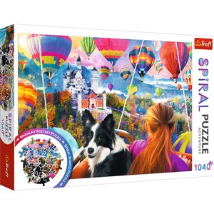 Bild von Puzzle 1040 Spiral Festiwal balonów 40018