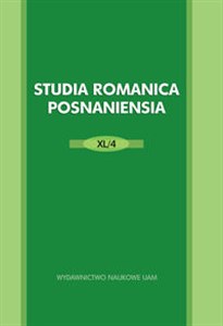 Obrazek Studia Romanica Posnaniensia XL/4