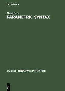 Obrazek BORER, H: PARAMETRIC SYNTAX