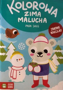Obrazek Kolorowa zima malucha Pada śnieg