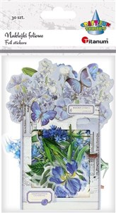 Bild von Naklejki foliowe Kwiaty niebieskie 30szt