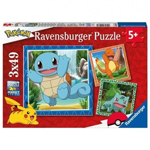Bild von Puzzle dla dzieci 3x49 Pokemony