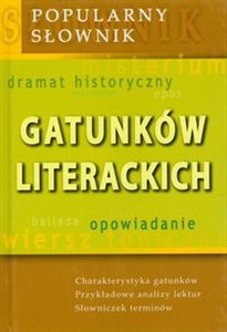 Obrazek Popularny słownik gatunków literackich