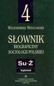 Bild von Słownik biograficzny socjologii polskiej t.4 Suplement