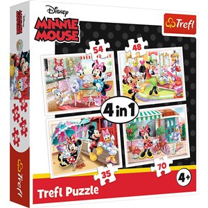 Bild von Puzzle 4w1 Minnie z przyjaciółmi