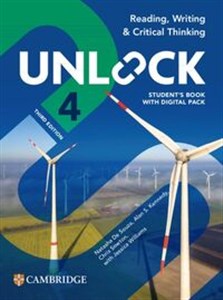 Obrazek Unlock Level 4 Reading, Writing and Critical Thinking Student's Book with Digital Pack