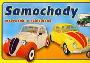 Obrazek Samochody 3 malowanki z naklejkami
