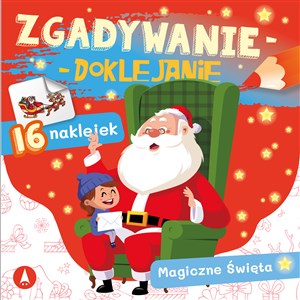 Obrazek Magiczne święta. Zgadywanie-doklejanie