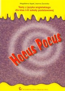 Obrazek Hocus Pocus 1-3 Testy z języka angielskiego Szkoła podstawowa