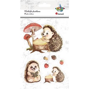 Obrazek Naklejki foliowe jeże 7szt