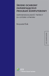 Obrazek Środki ochrony zamawiającego program komputerowy Odpowiedzialność twórcy za usterki utworu