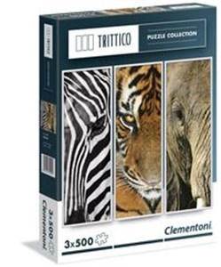 Bild von Puzzle Trittico Animals  3x500