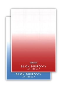Obrazek Blok biurowy A4/100K kratka MIX
