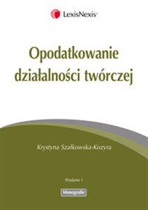 Bild von Opodatkowanie działalności twórczej