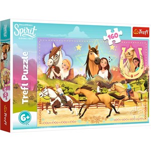 Bild von Puzzle 160 Spirit Riding Free Trzy przyjaciółki