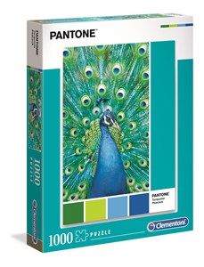 Obrazek Puzzle High Quality Collection Pantone Peacock Blue 1000