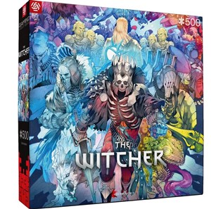 Obrazek Puzzle 500 Wiedźmin: Monster Faction