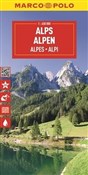 Książka : Alpy. Mapa... - Opracowanie Zbiorowe