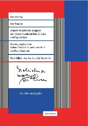 Obrazek KAFKA, F: PROCESS. STUDIENAUSGABE