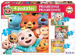 Bild von Puzzle 6+9+12+16 Cocomelon G3