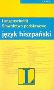 Obrazek L. Słownictwo podstawowe Język hiszpański Słownik przedmiotowy do samodzielnej nauki najważniejszych słów