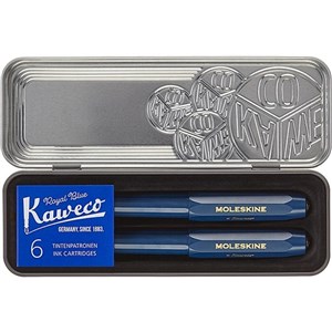 Obrazek Pióra zestaw prezentowy niebieski