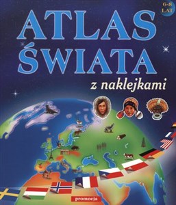 Bild von Atlas świata z naklejkami 6-8 lat
