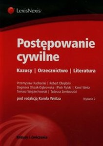 Obrazek Postępowanie cywilne Kazusy Orzecznictwo Literatura