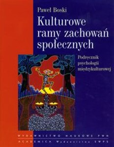 Obrazek Kulturowe ramy zachowań społecznych Podręcznik psychologii międzykulturowej