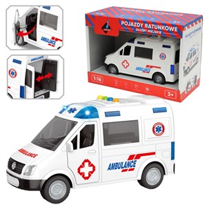 Bild von Ambulans z otwieranymi drzwiami