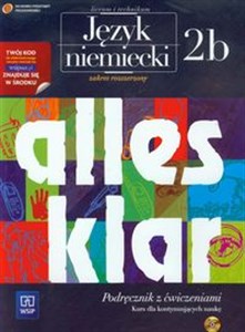 Obrazek Alles klar 2B Podręcznik z ćwiczeniami z płytą CD Zakres rozszerzony Liceum i technikum