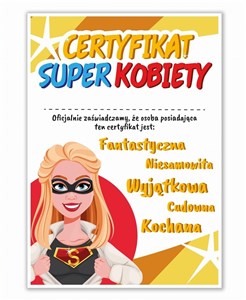 Bild von Dyplom A4 Super Kobiety 02 5szt