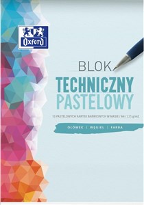 Bild von Blok techniczny A4/10K 225g pastelowy (20szt)
