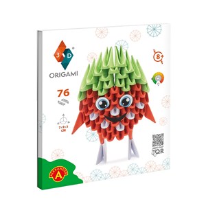 Obrazek Origami 3D Truskawka
