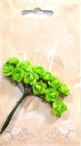 Bild von Różyczki papierowe 12szt jasnozielone