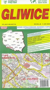 Obrazek Gliwice 1:20 000 plan miasta PIĘTKA