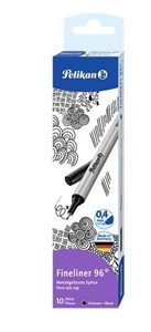 Bild von Cienkopis Fineliner 96 0,4mm czarny (10szt)